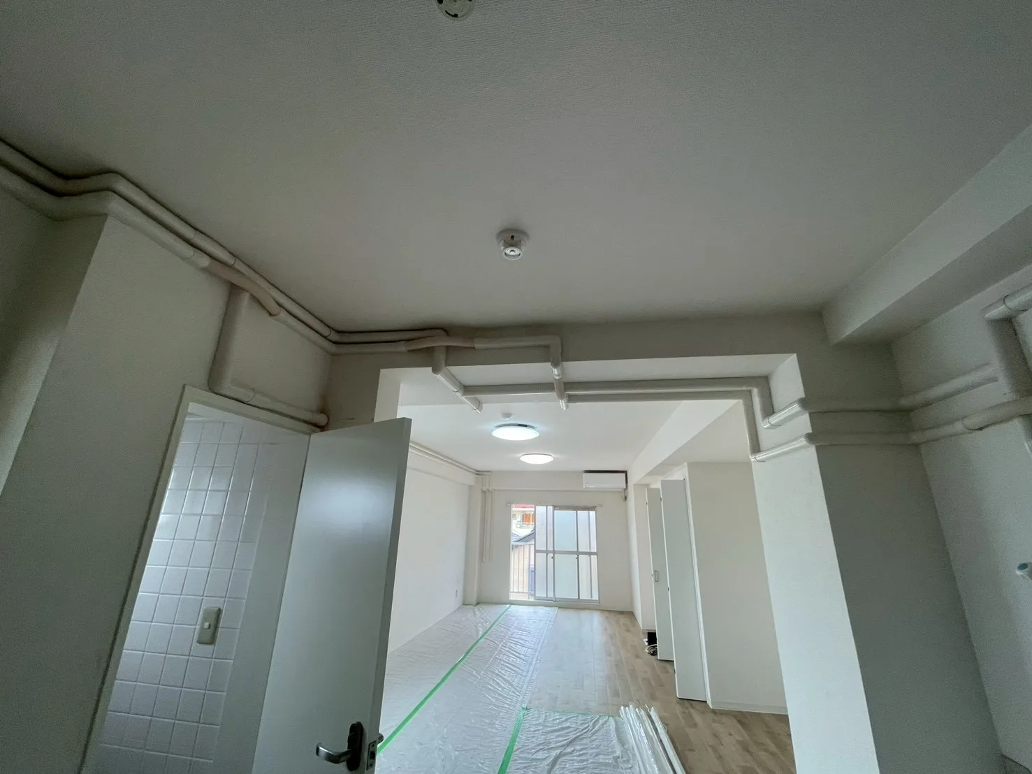 マンション 給水・給湯配管更新工事の施工写真